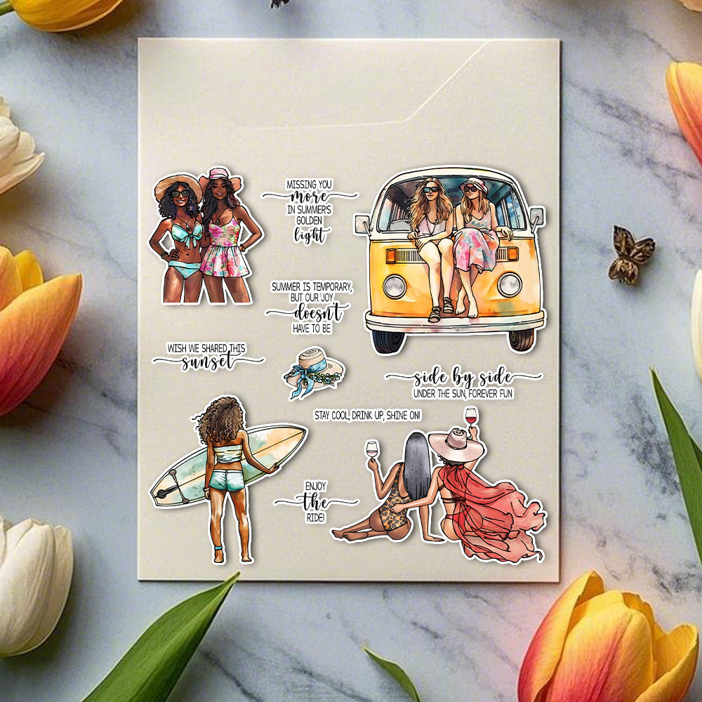 Summer Girl Clear Stamps