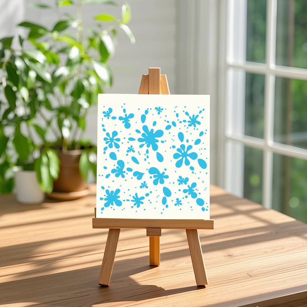 Water Splash Background DIY Painting Hollow Stencil