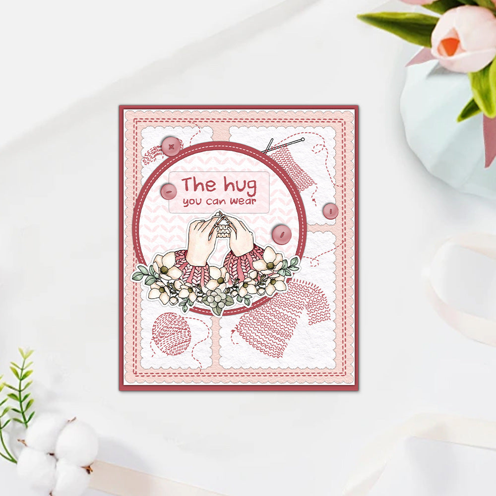 Knitting Yarn Clear Stamps