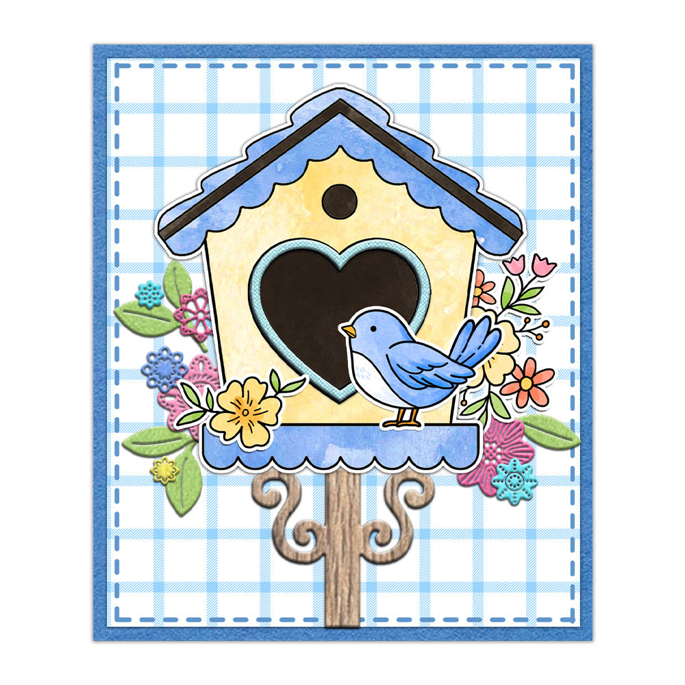 Bird House Dies & Stamps Set