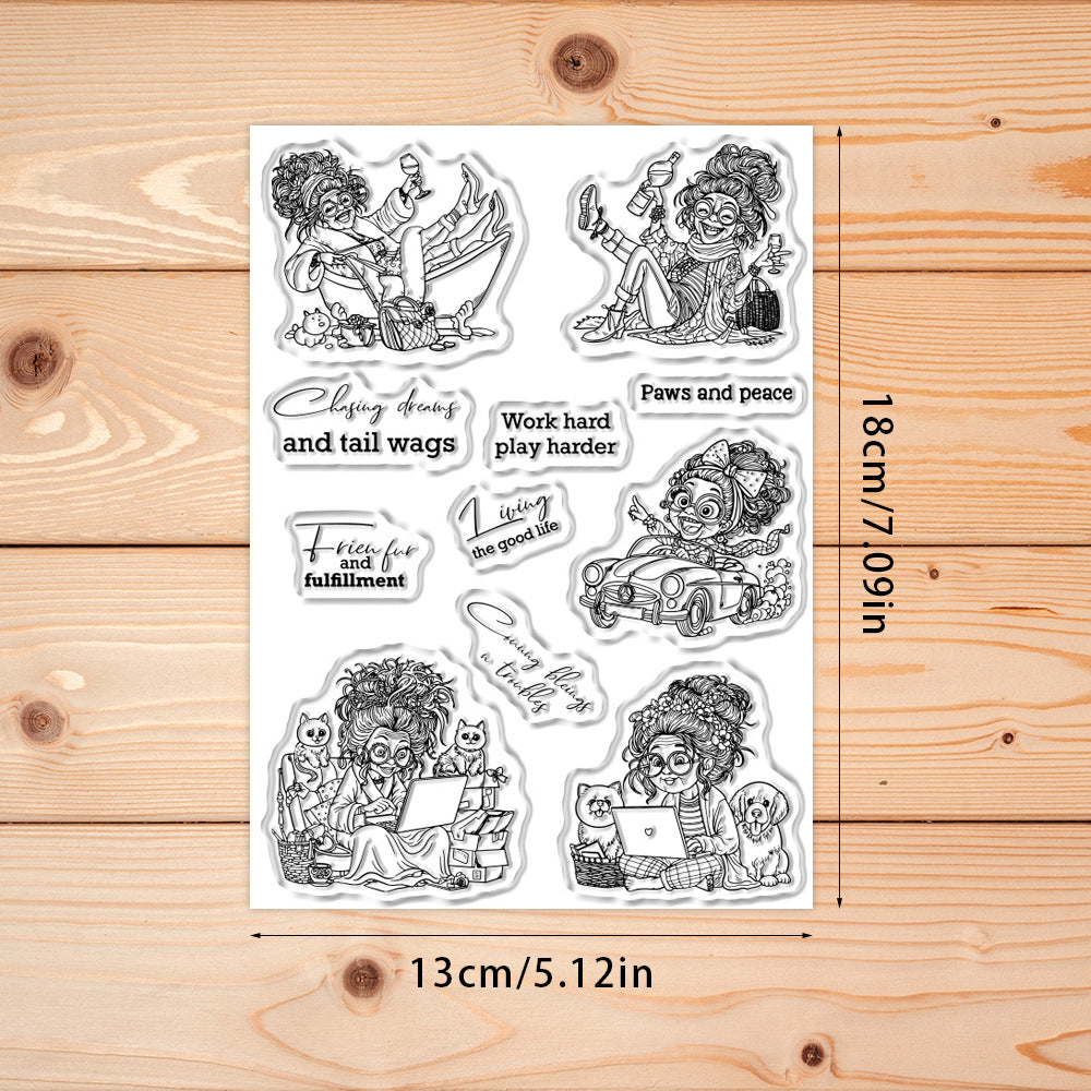 Fashionable Granny Clear Stamps