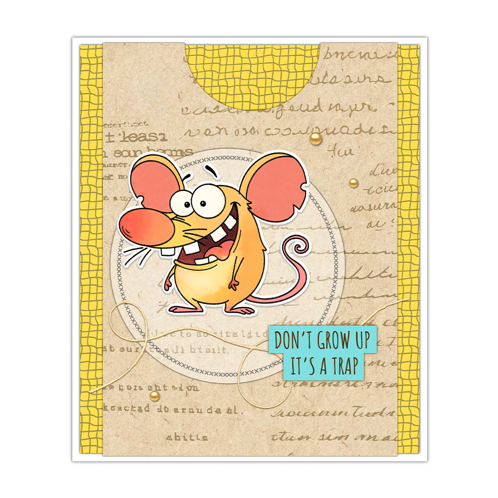 Funny Mouse Dies & Stamps Set