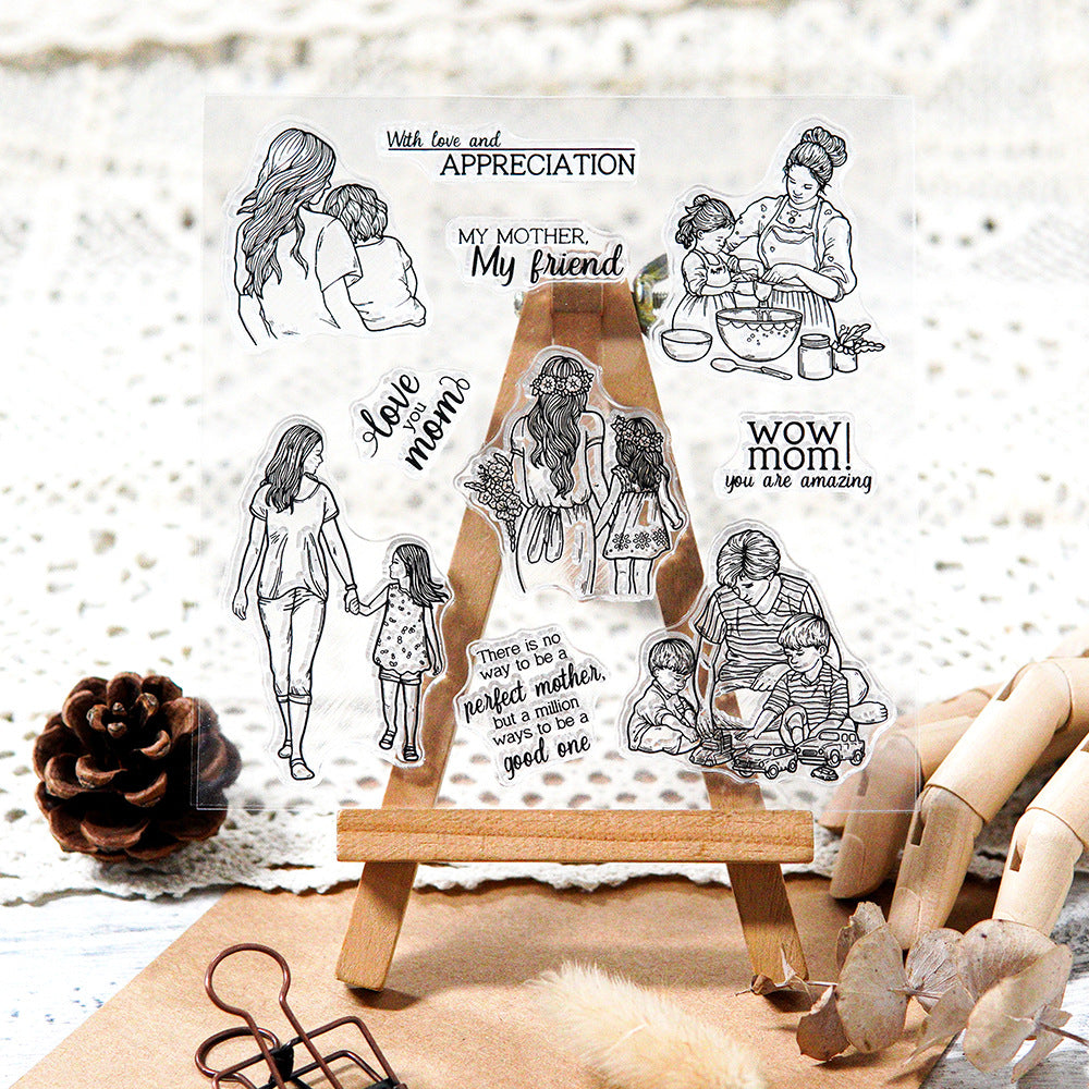 Mother's Day Theme Clear Stamps