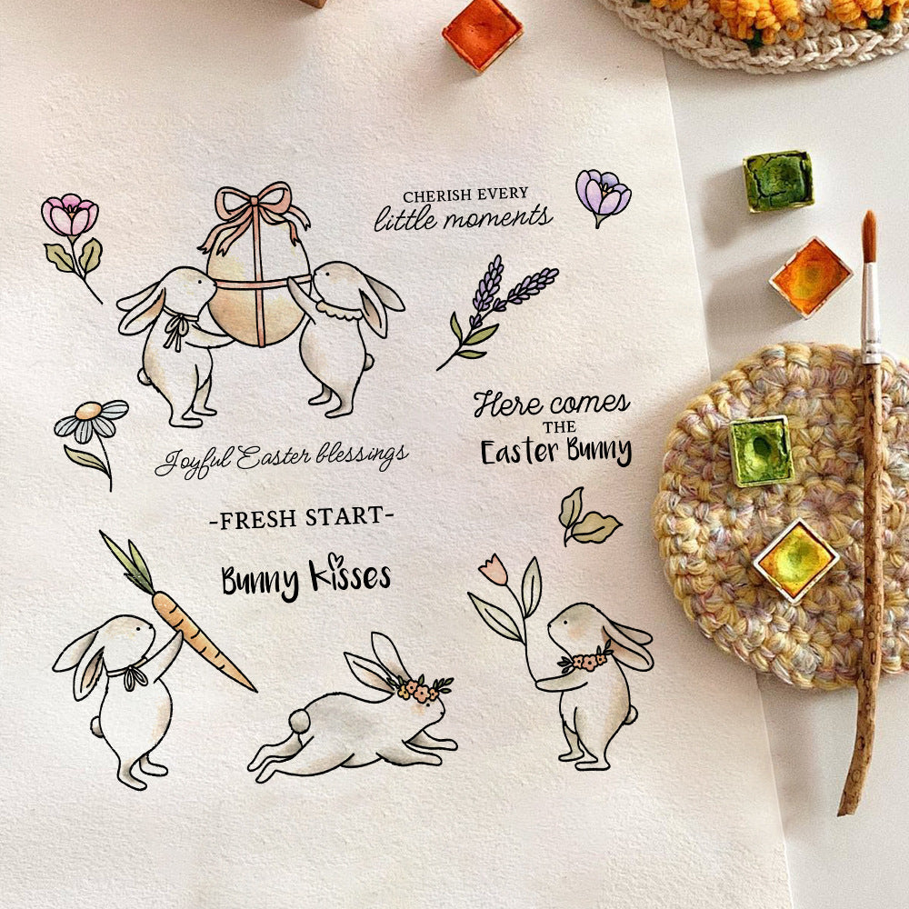 Easter Bunny Dies & Stamps Set