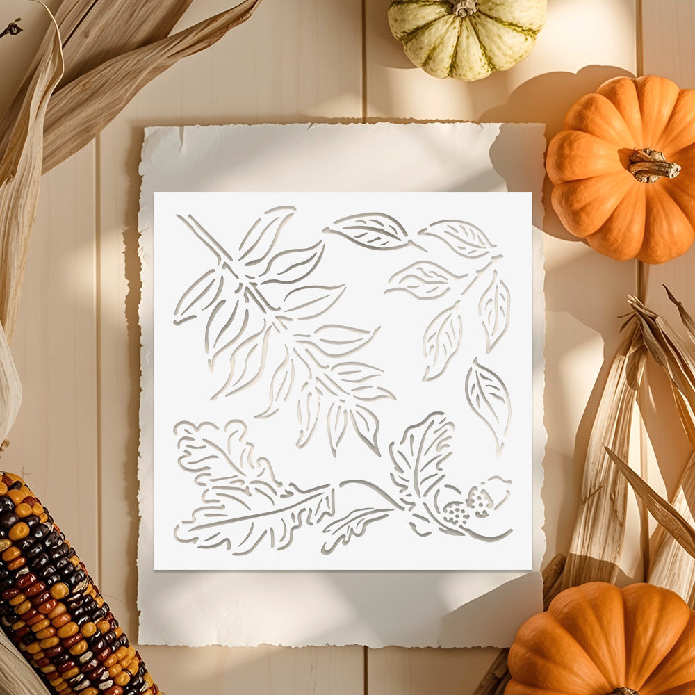 Leaves DIY Painting Hollow Stencil
