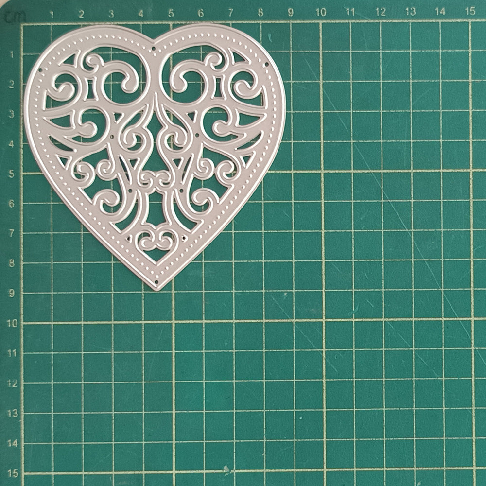 Love Background Metal Cutting Dies