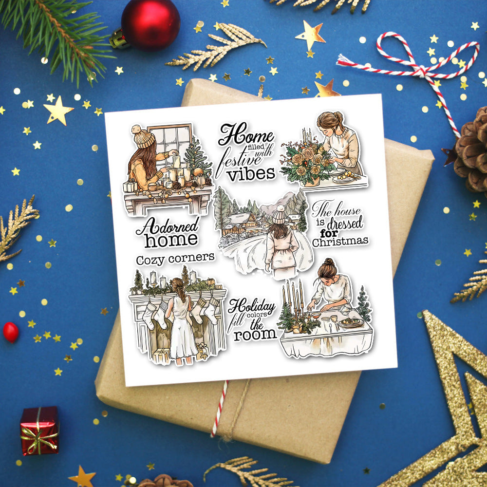 Christmas Theme Clear Stamps