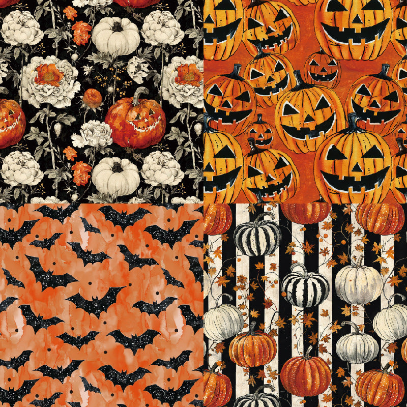 24PCS 6" Cobweb Scrapbook Paper & Cardstock