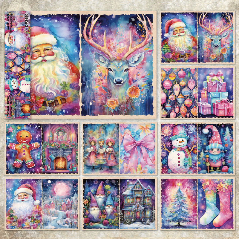 A5 Bright Christmas Journal Scrapbook Paper