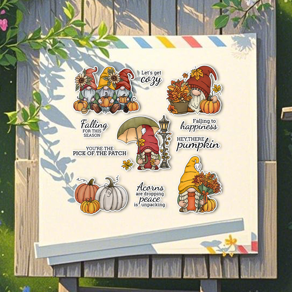 Pumpkin Gnome Dies & Stamps Set