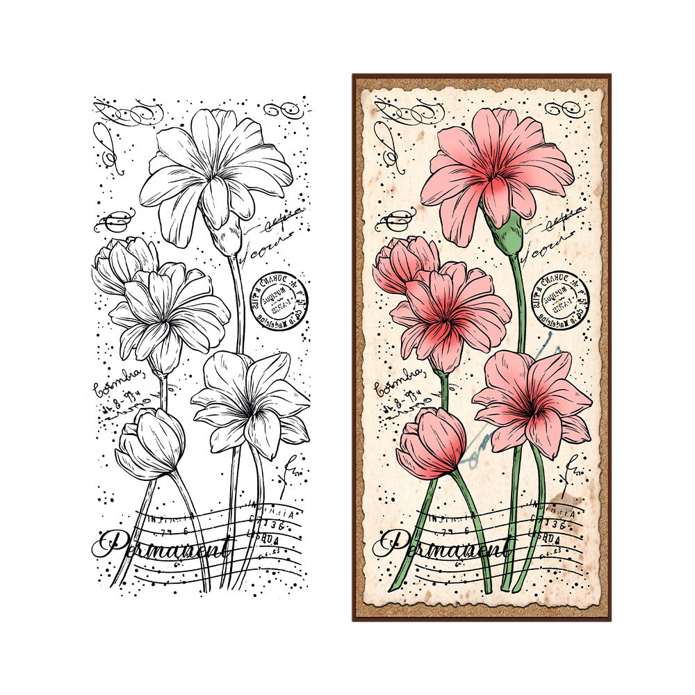 Beautiful Flowers Clear Stamps