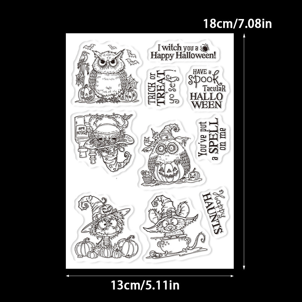 Halloween Animals Dies & Stamps Set