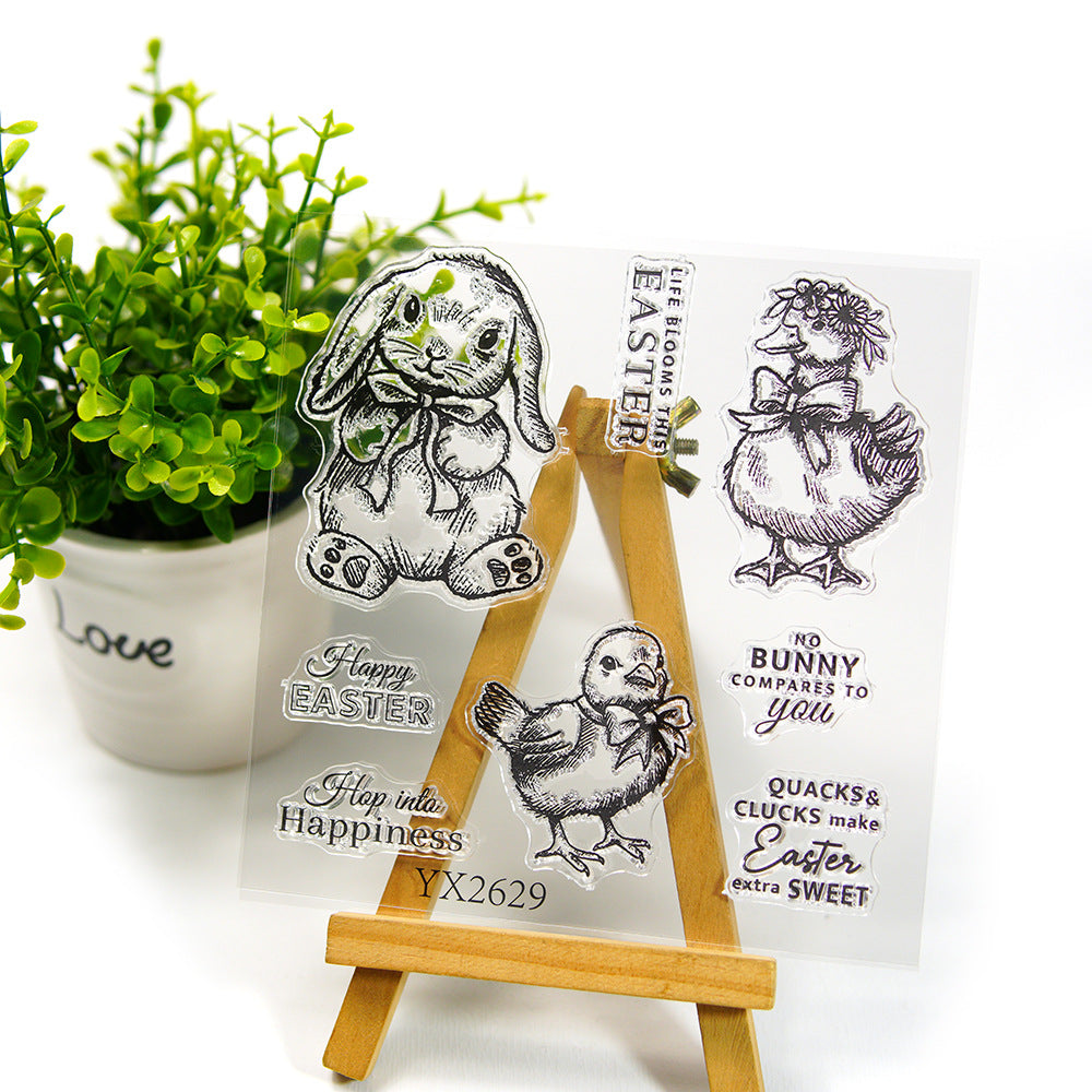 Easter Theme Dies & Stamps Set