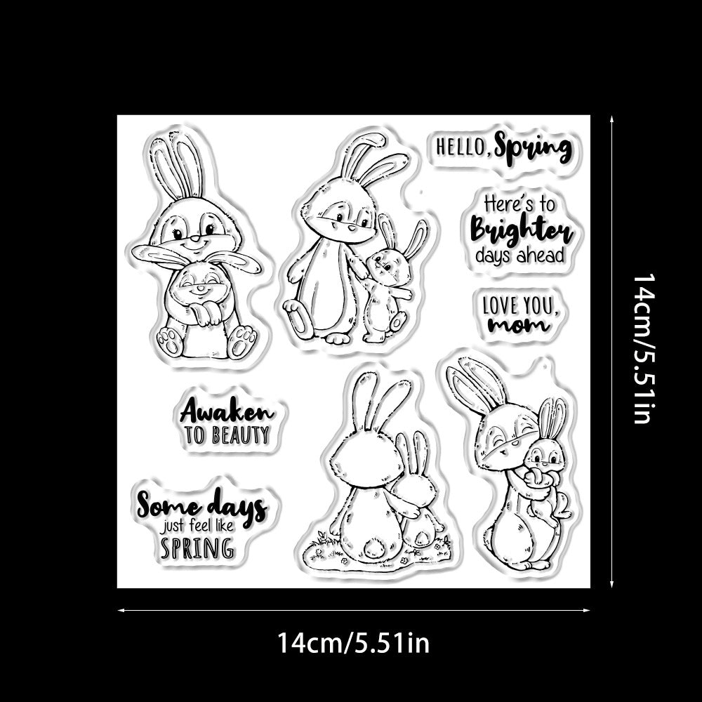 Easter Bunny Dies & Stamps Set