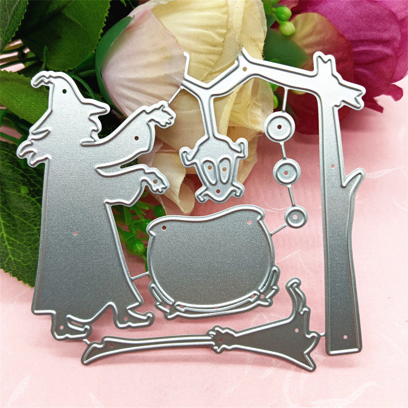 Halloween Witch Cauldron Potion Cutting Dies