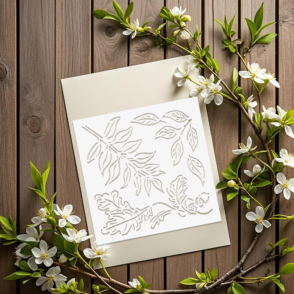 Leaves DIY Painting Hollow Stencil