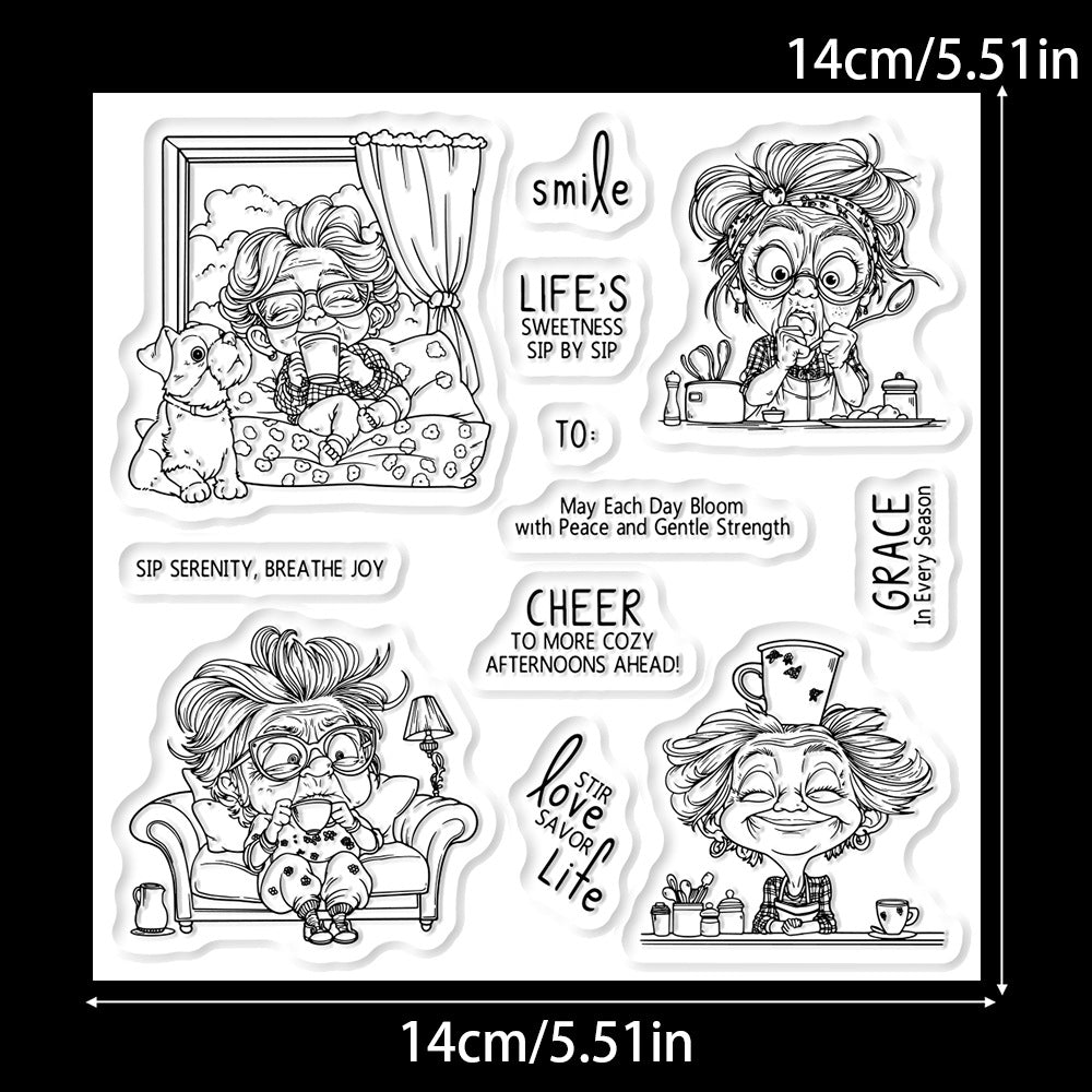 Grandma's Daily Life Dies & Stamps Set