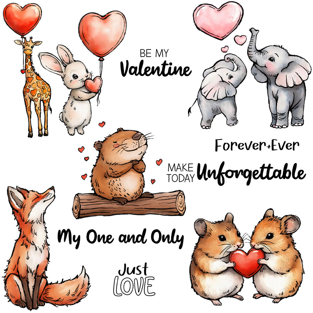 Valentine's Day Theme Dies & Stamps Set