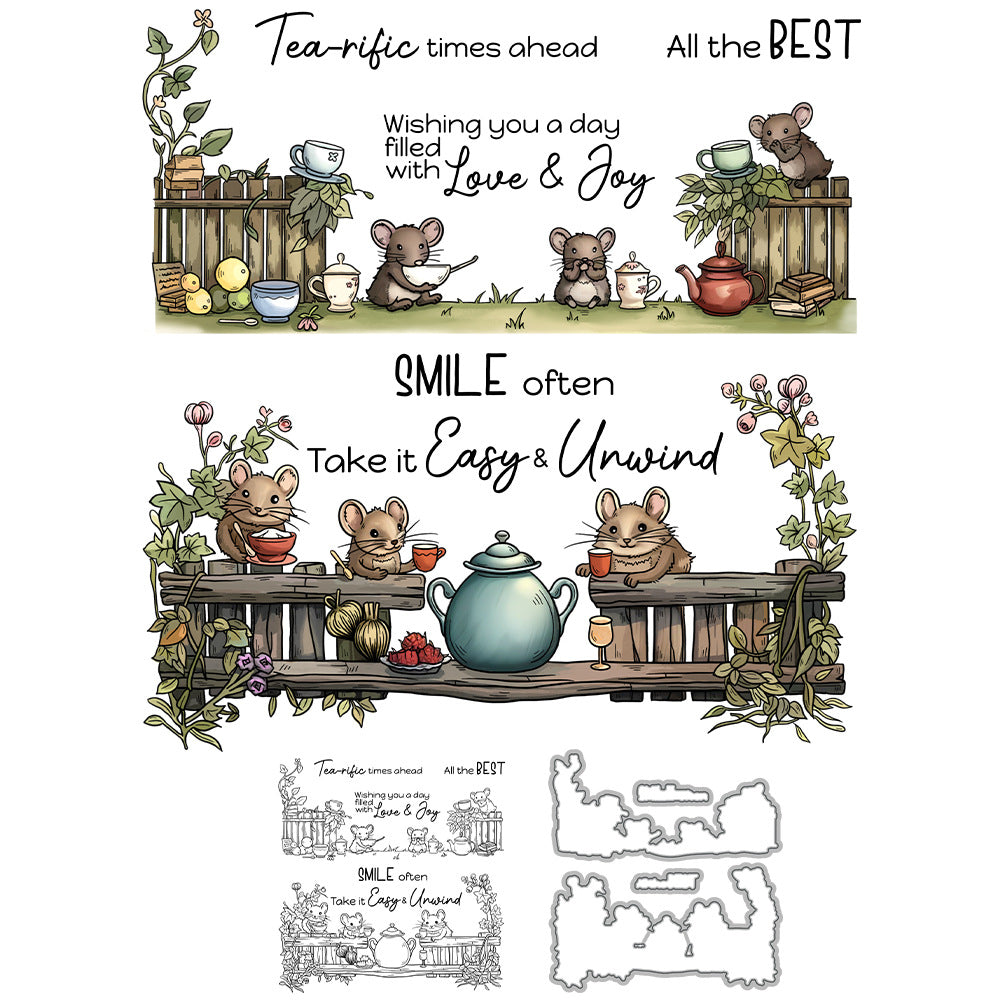 Cute Little Mouse Dies & Stamps Set
