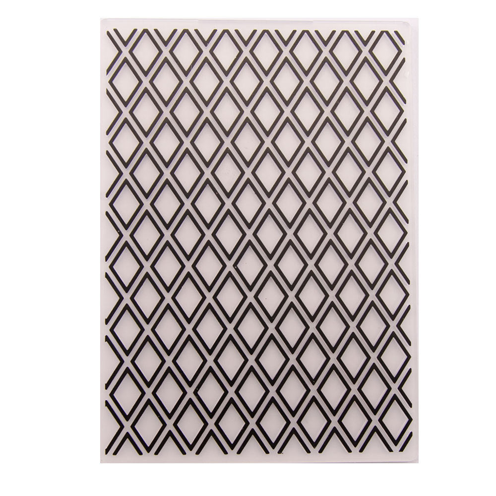 Rhombus Background Embossing Folder