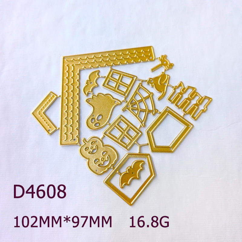 Halloween Haunted House Box Metal Cutting Dies