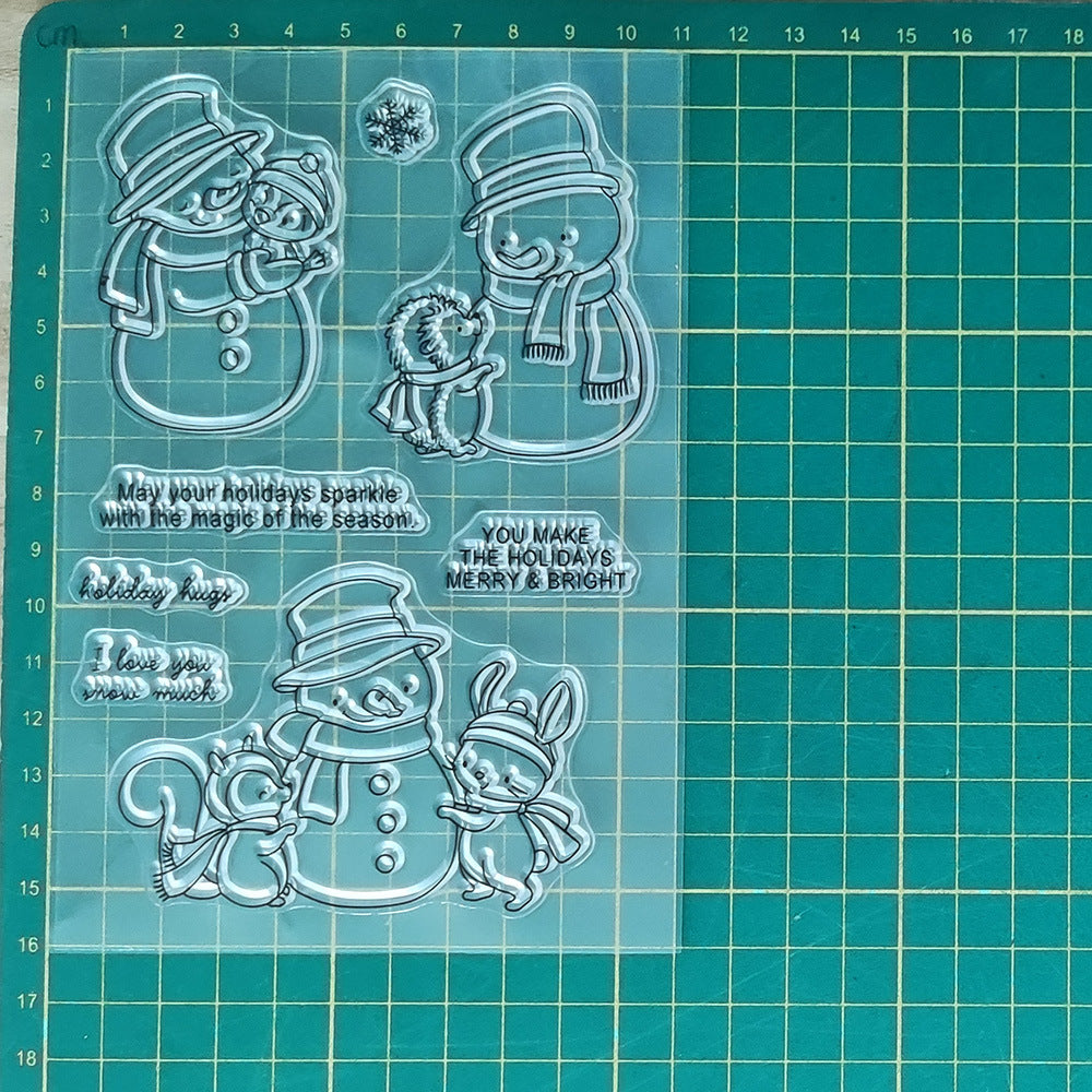 Winter Snowman Dies & Stamps Set