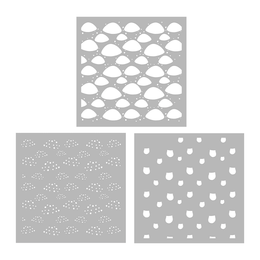 Cute Mushrooms DIY Painting Hollow Stencil