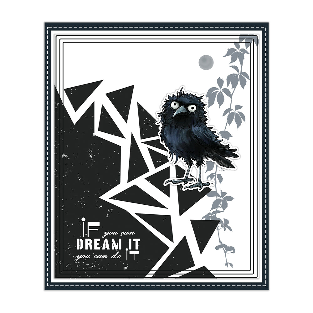 Various Personality Birds Dies & Stamps Set