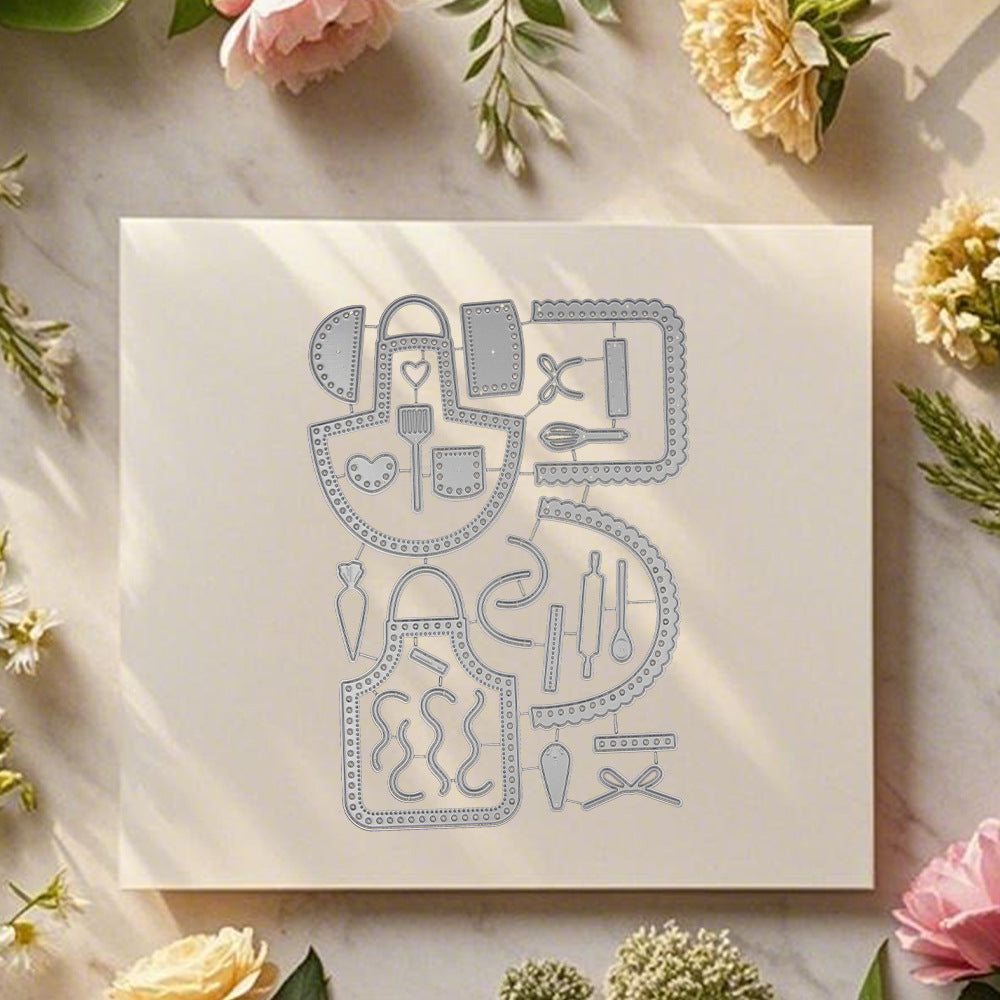 Cute Apron Metal Cutting Dies