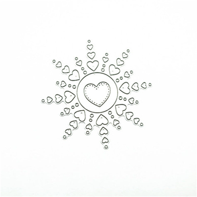 Round Love Heart Metal Cutting Dies