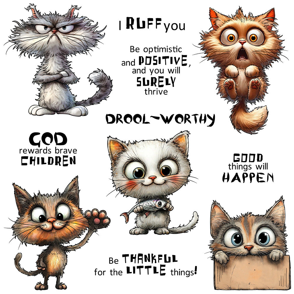 Personality Cats Dies & Stamps Set