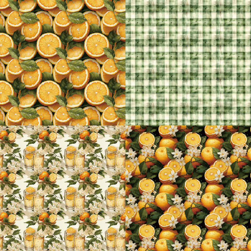 24PCS 6" Sunny Pulp Scrapbook Paper & Cardstock