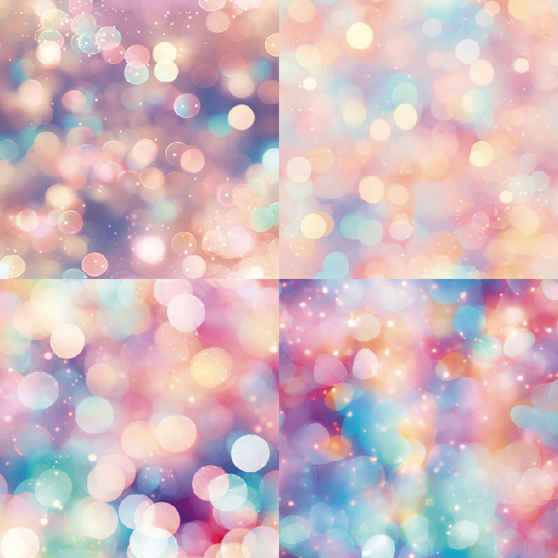 24PCS 6" Shiny Bright Scrapbook Paper & Cardstock