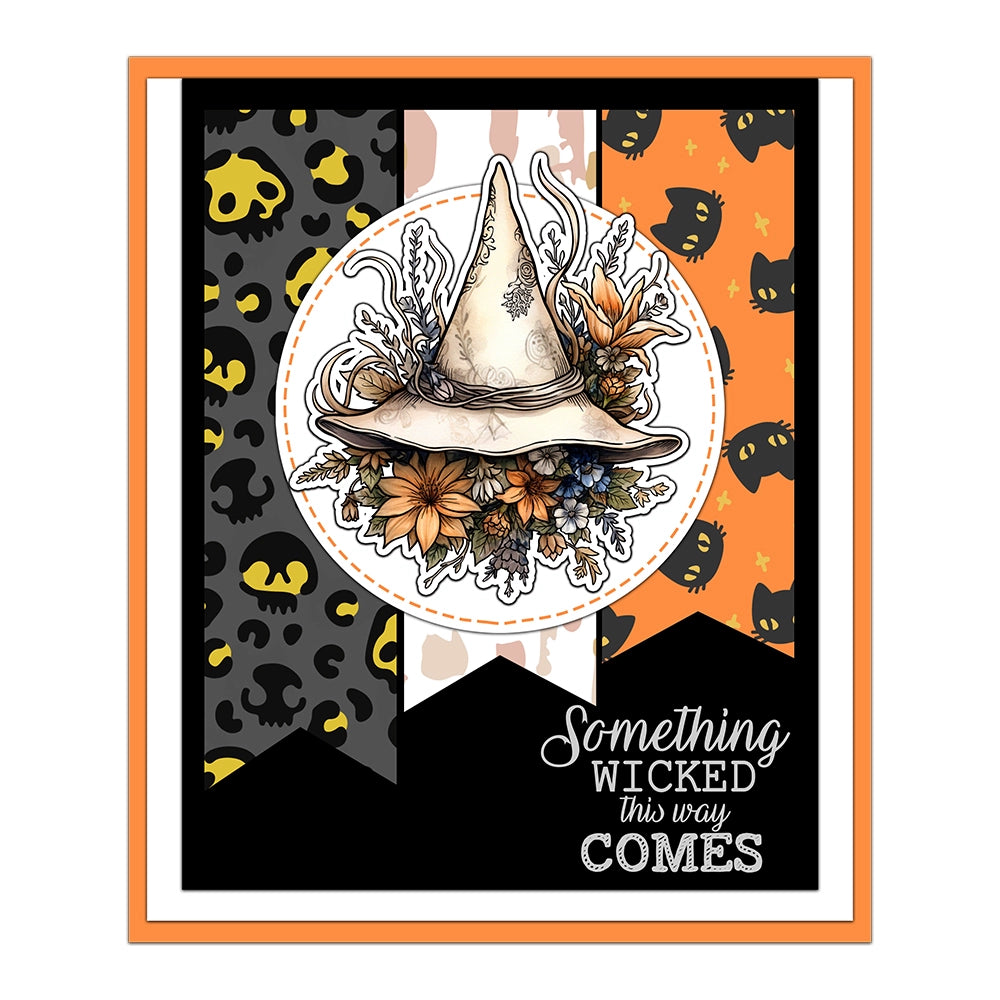 Halloween Pumpkin Crow Dies & Stamps Set