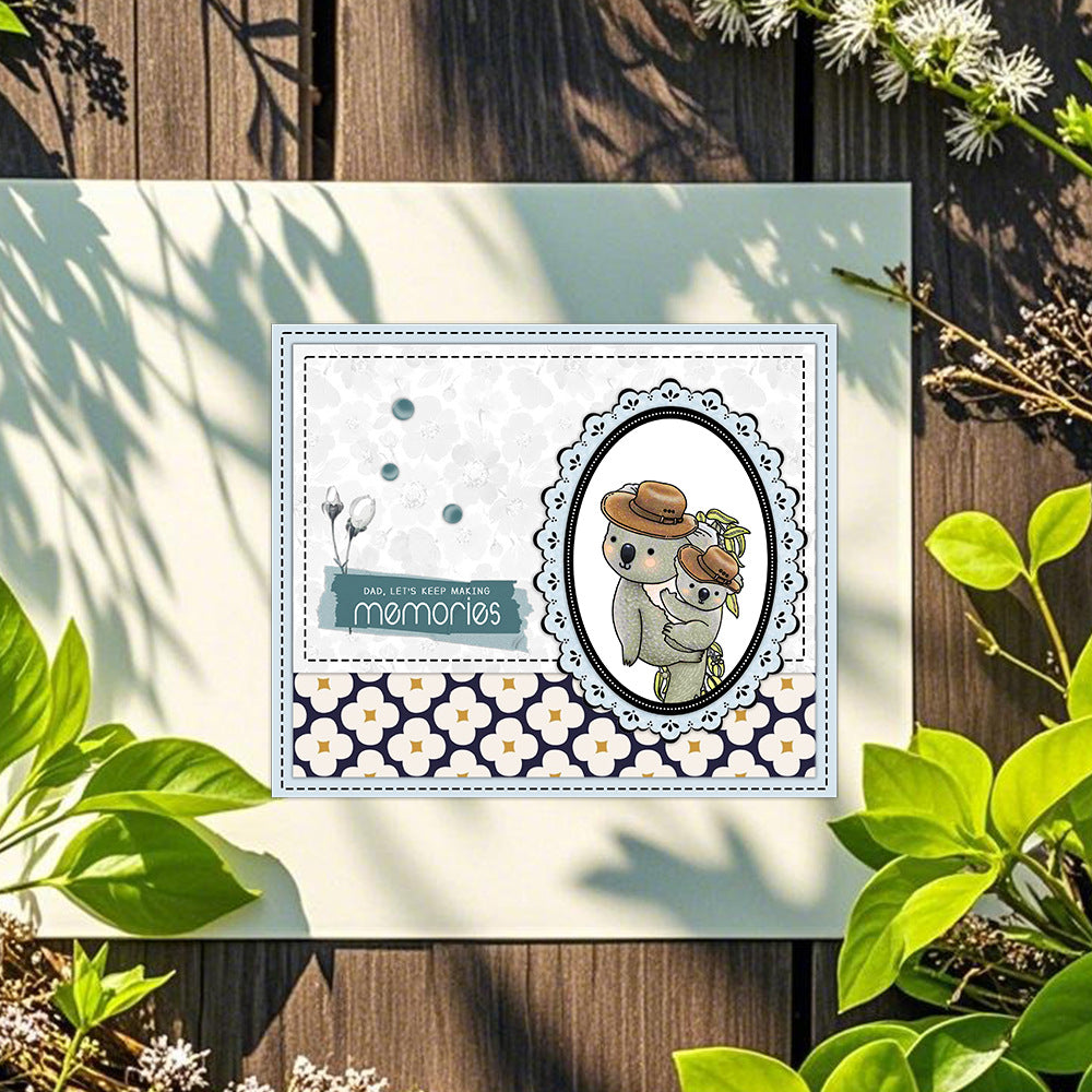 Koala Father and Son Clear Stamps