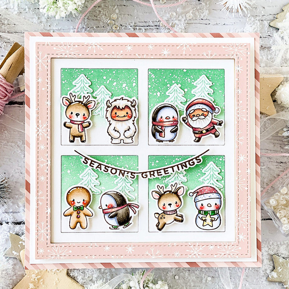 Christmas Animals Dies & Stamps Set