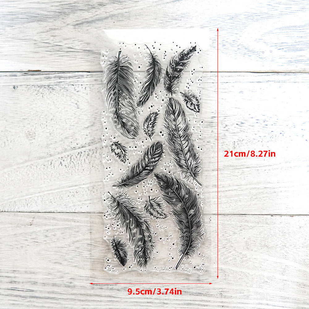 Beautiful Feathers Clear Stamps