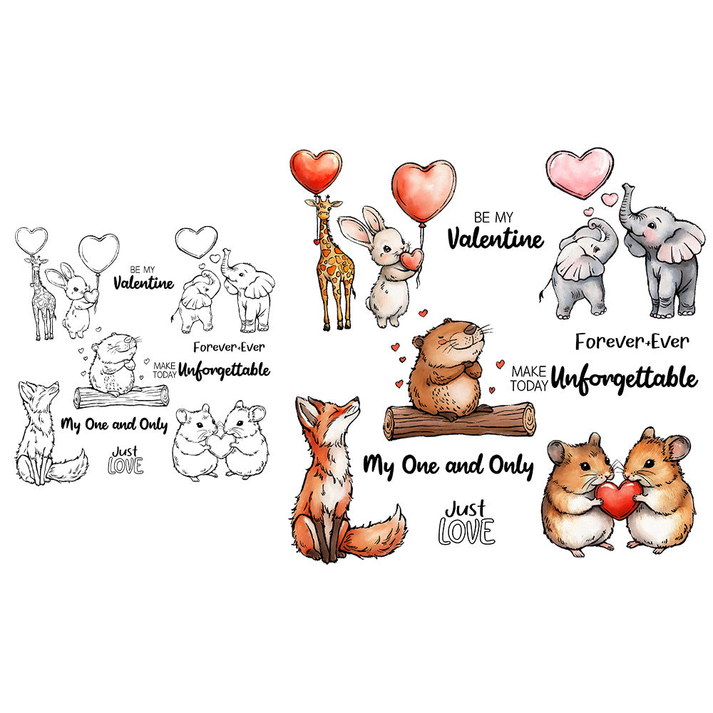 Valentine's Day Theme Dies & Stamps Set