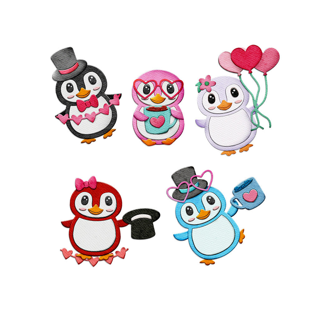 Cartoon Penguin Metal Cutting Dies