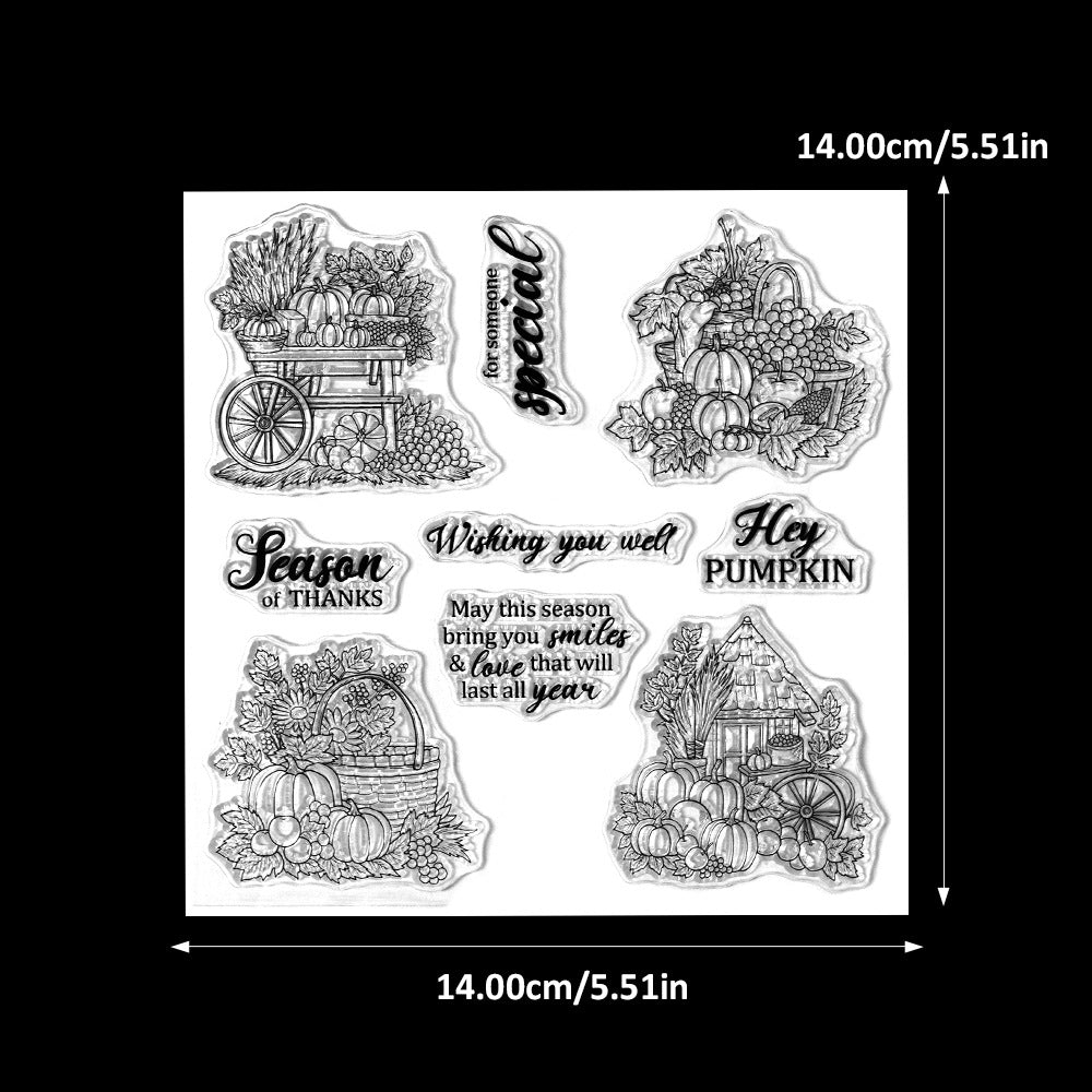 Thanksgiving Maple Pumpkin Dies & Stamps Set