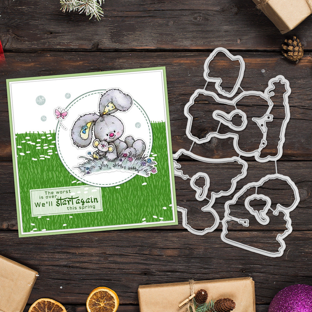 Spring Bunny Dies & Stamps Set