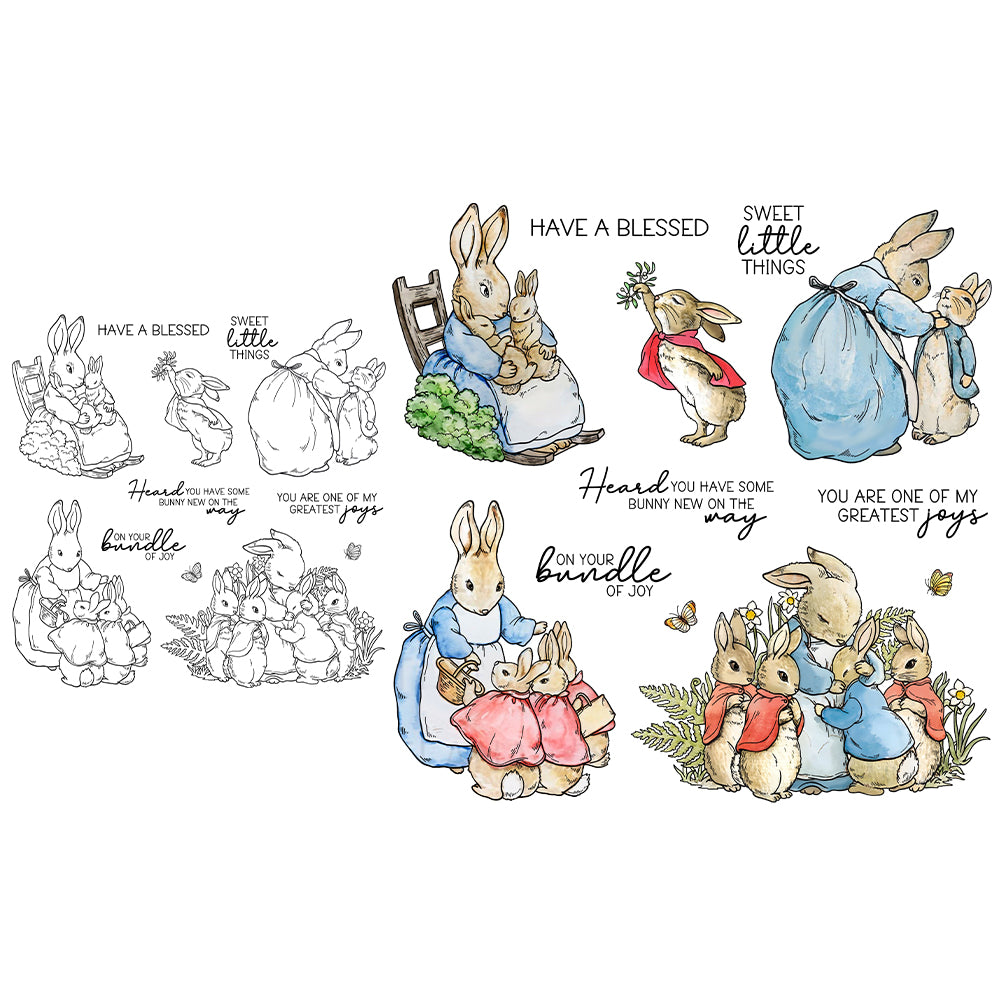 Easter Bunny Clear Stamps