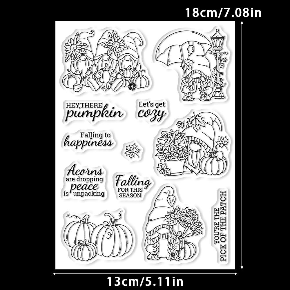 Pumpkin Gnome Dies & Stamps Set