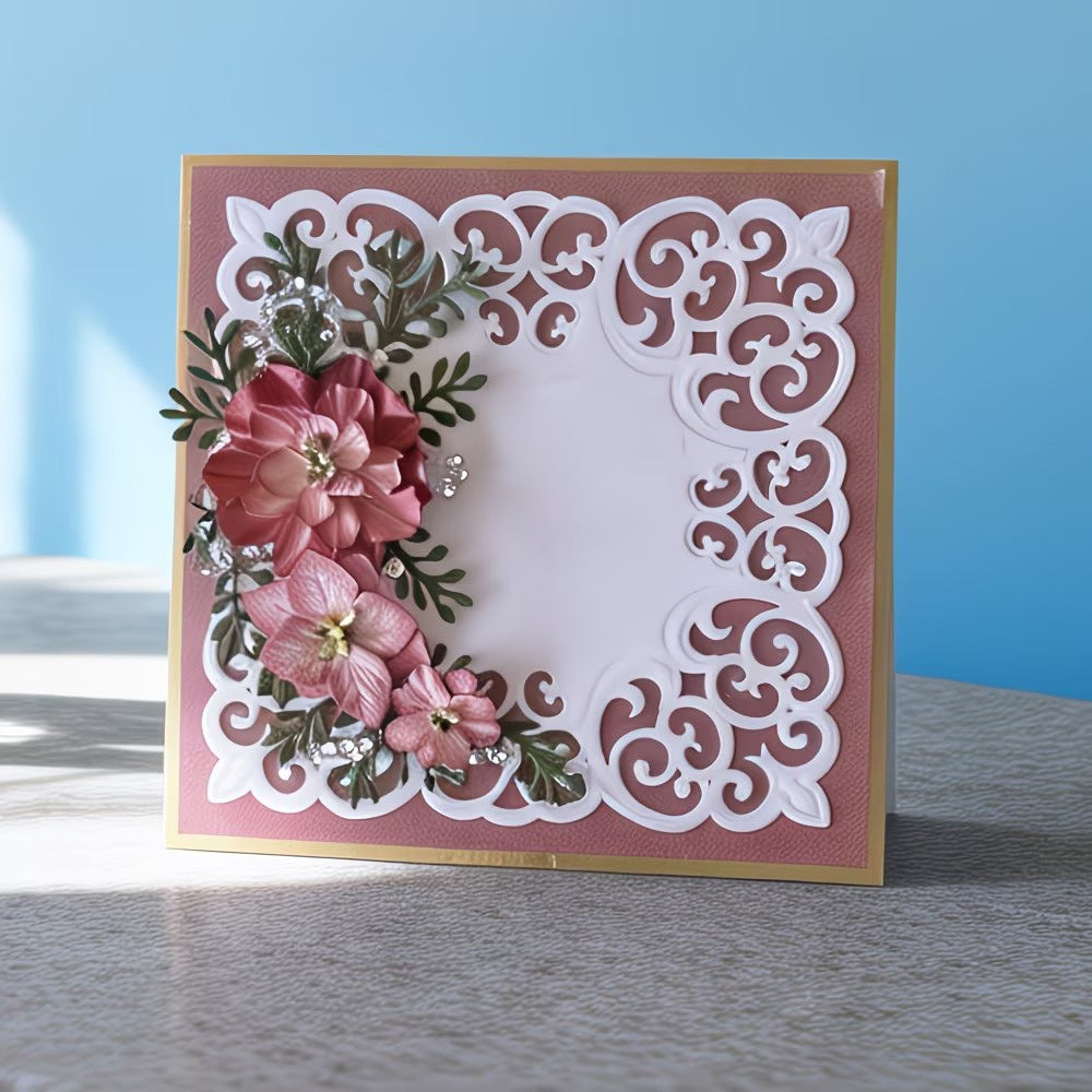 Hollowed-out Flower Border Metal Cutting Dies