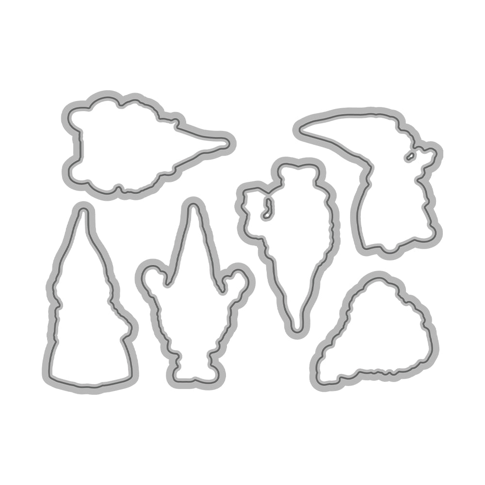 Cute Santa Gnomes Dies & Stamps Set