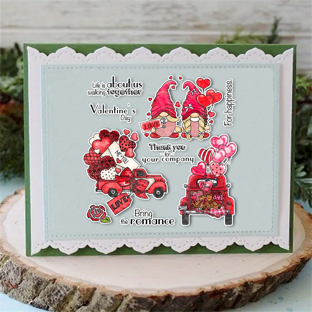 Valentine's Day Theme Dies & Stamps Set