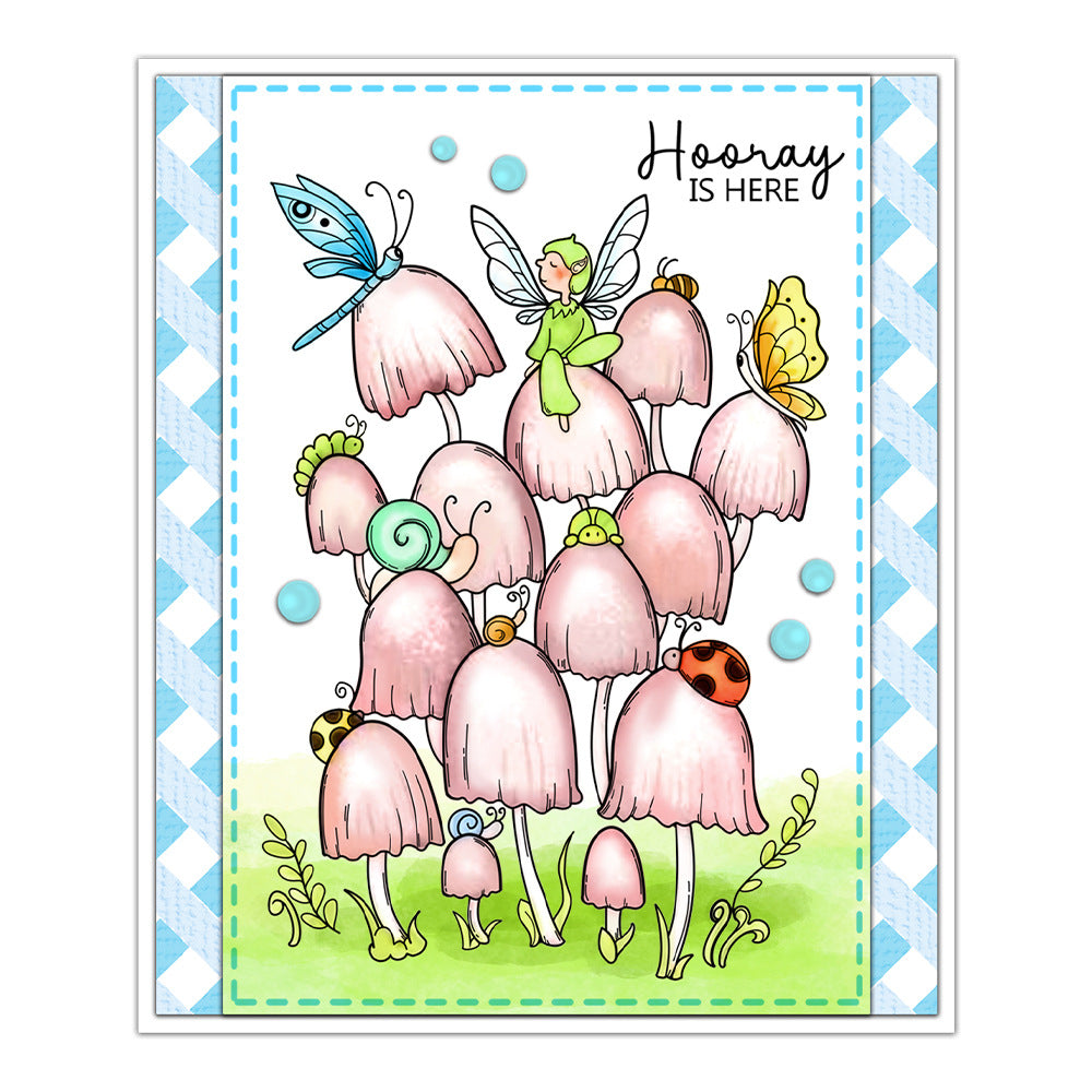 Personality Mushroom Clear Stamps