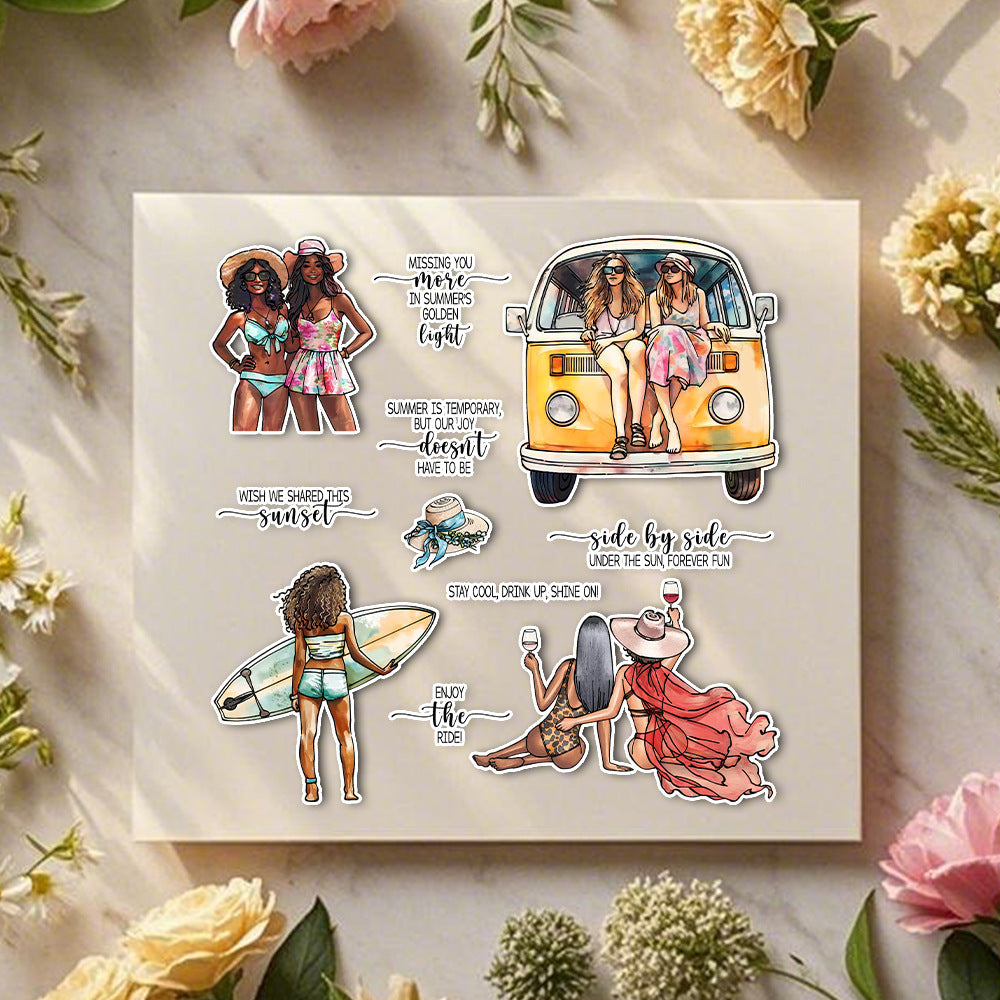 Summer Girl Clear Stamps