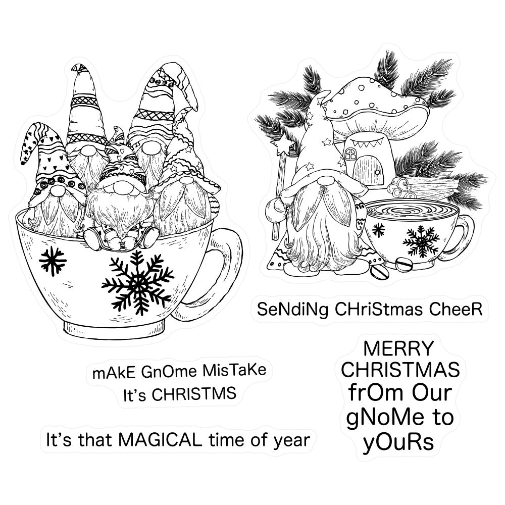 Christmas Gnome Mug Dies & Stamps Set