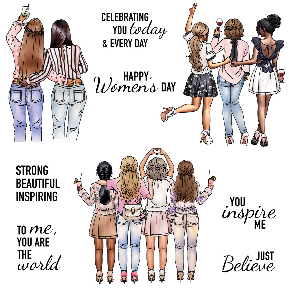Great Girl Friendship Dies & Stamps Set